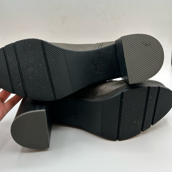 Sorel women's 11 Blake waterproof leather booties quarry platform normcore boho - Picture 11 of 11